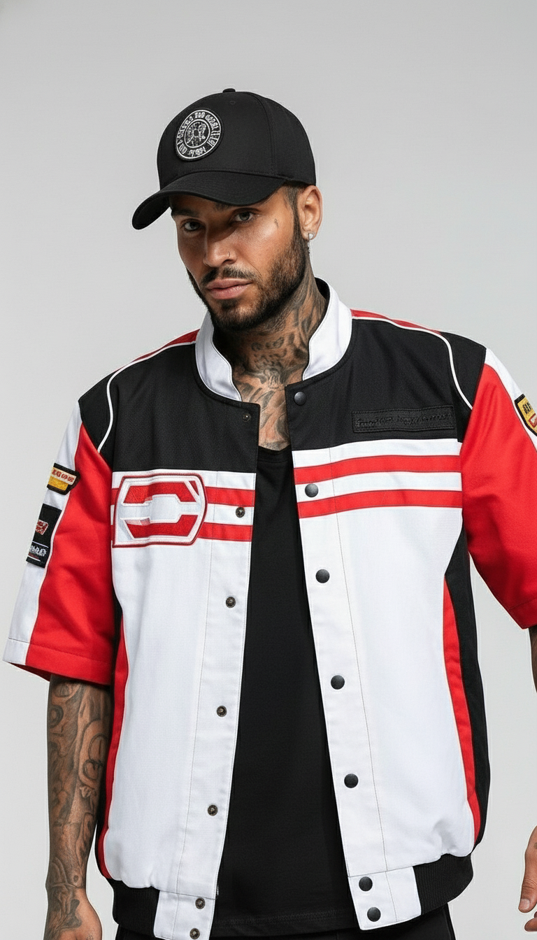 Male Short Sleeve Jacket